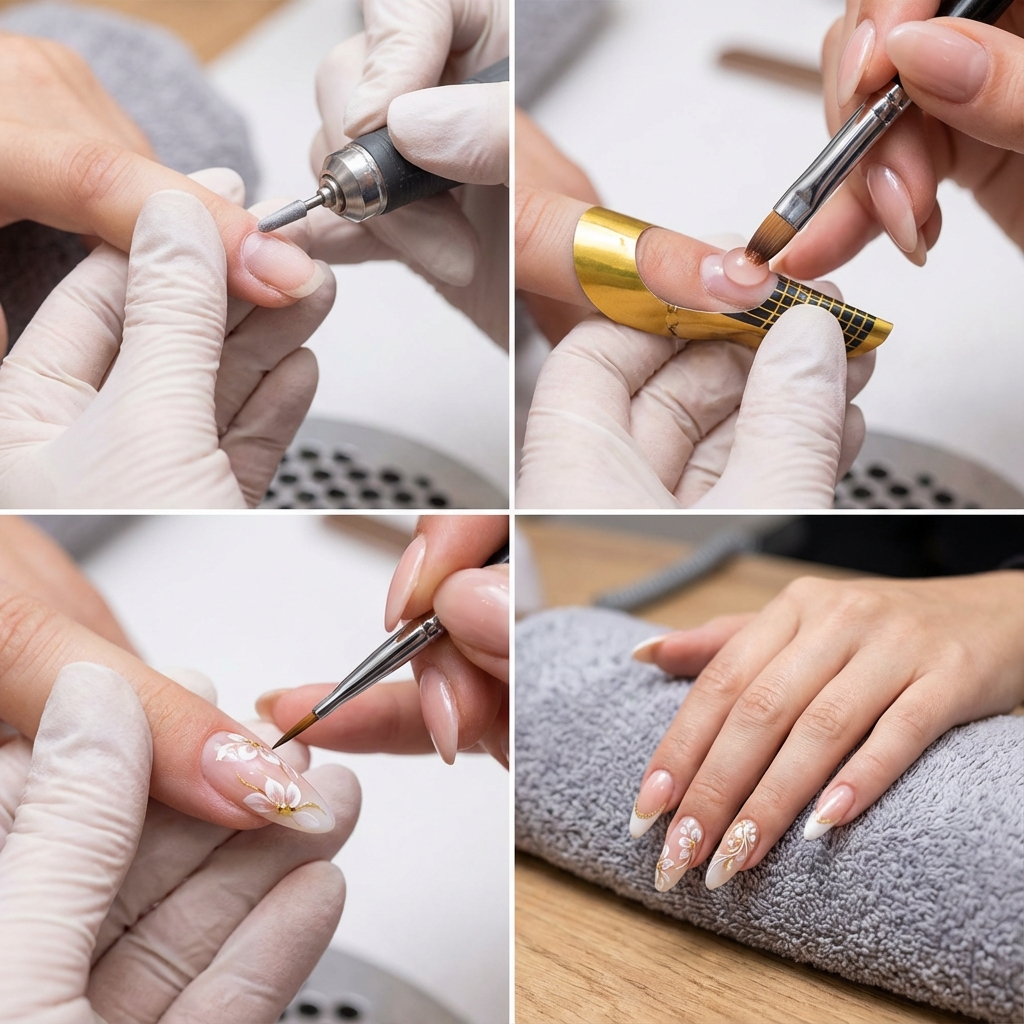 تركيب أظافر
