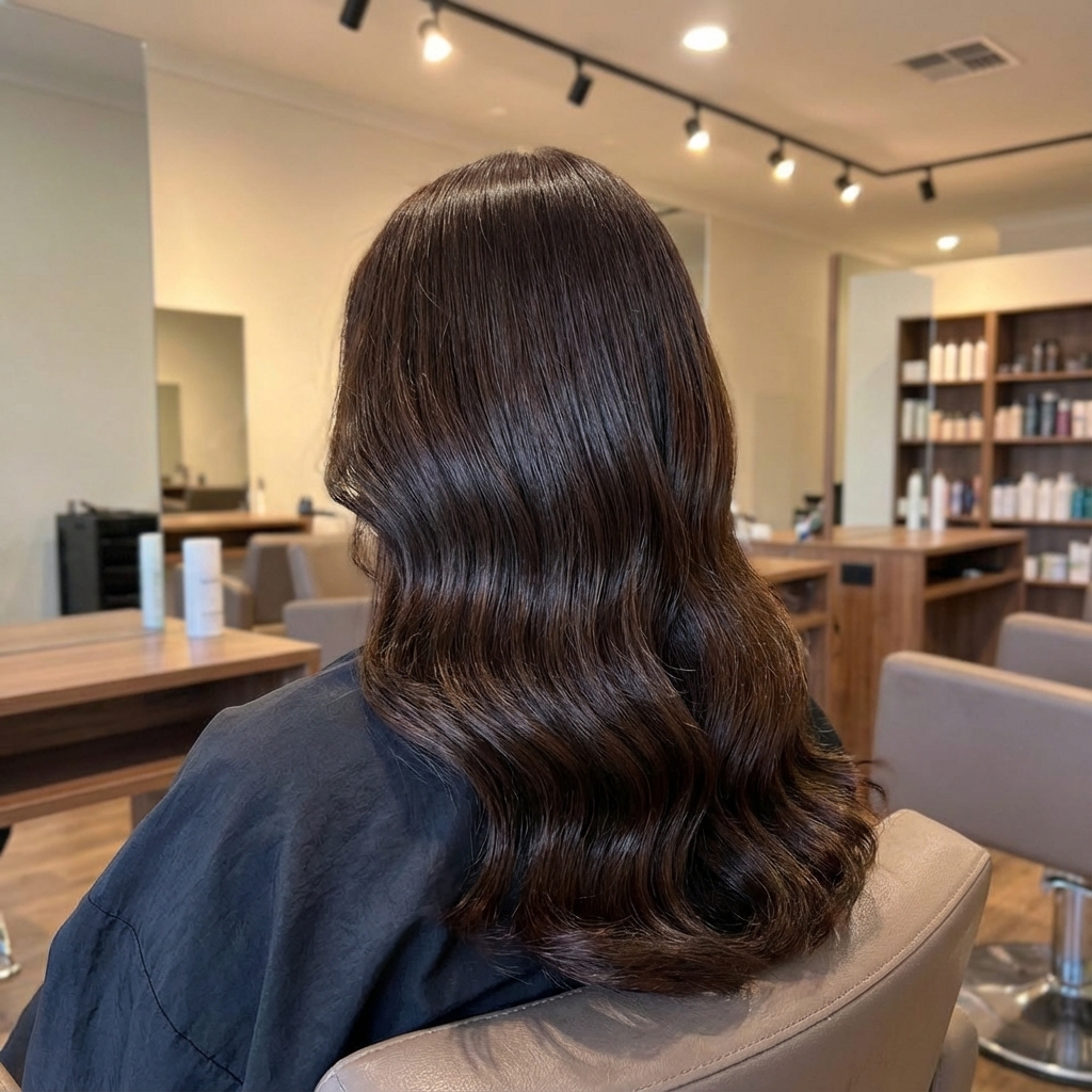 صبغة شعر لون واحد