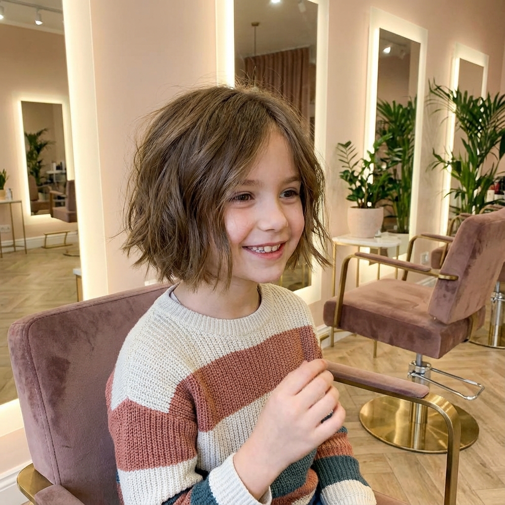 تسريحة شعر للأطفال - شعر قصير