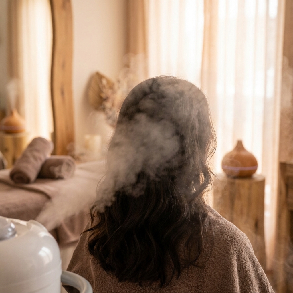 حمام زيت بالبخار